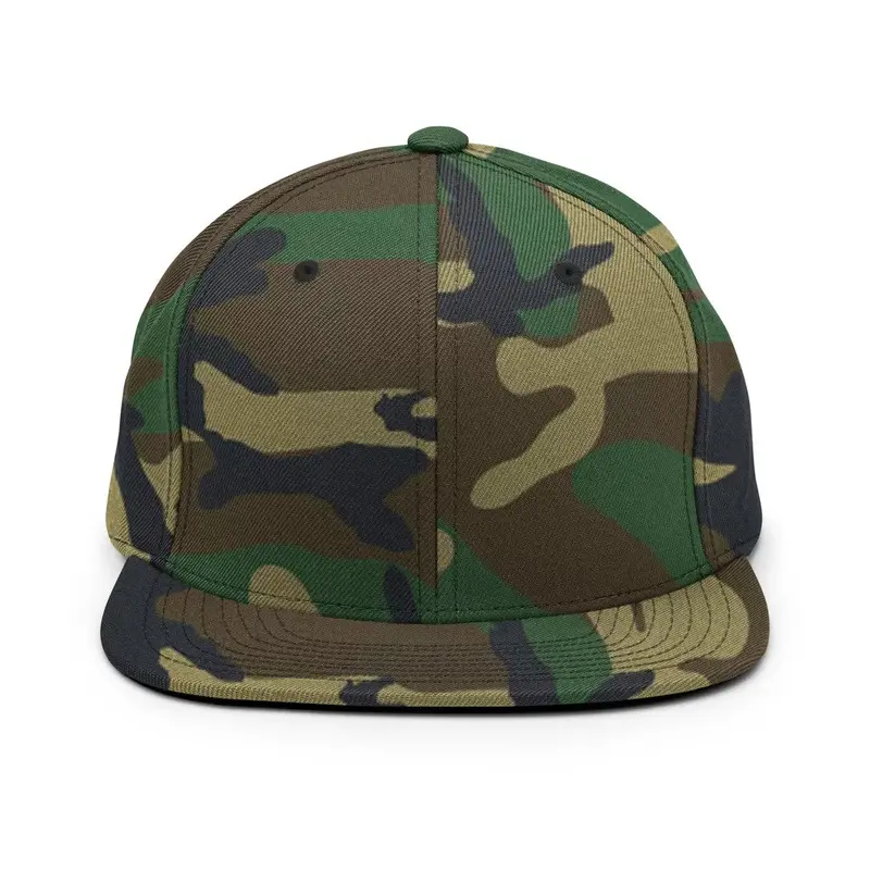 Camo Snapback Hat